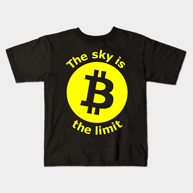 Bitcoin currency Kids T-Shirt by Karpatenwilli